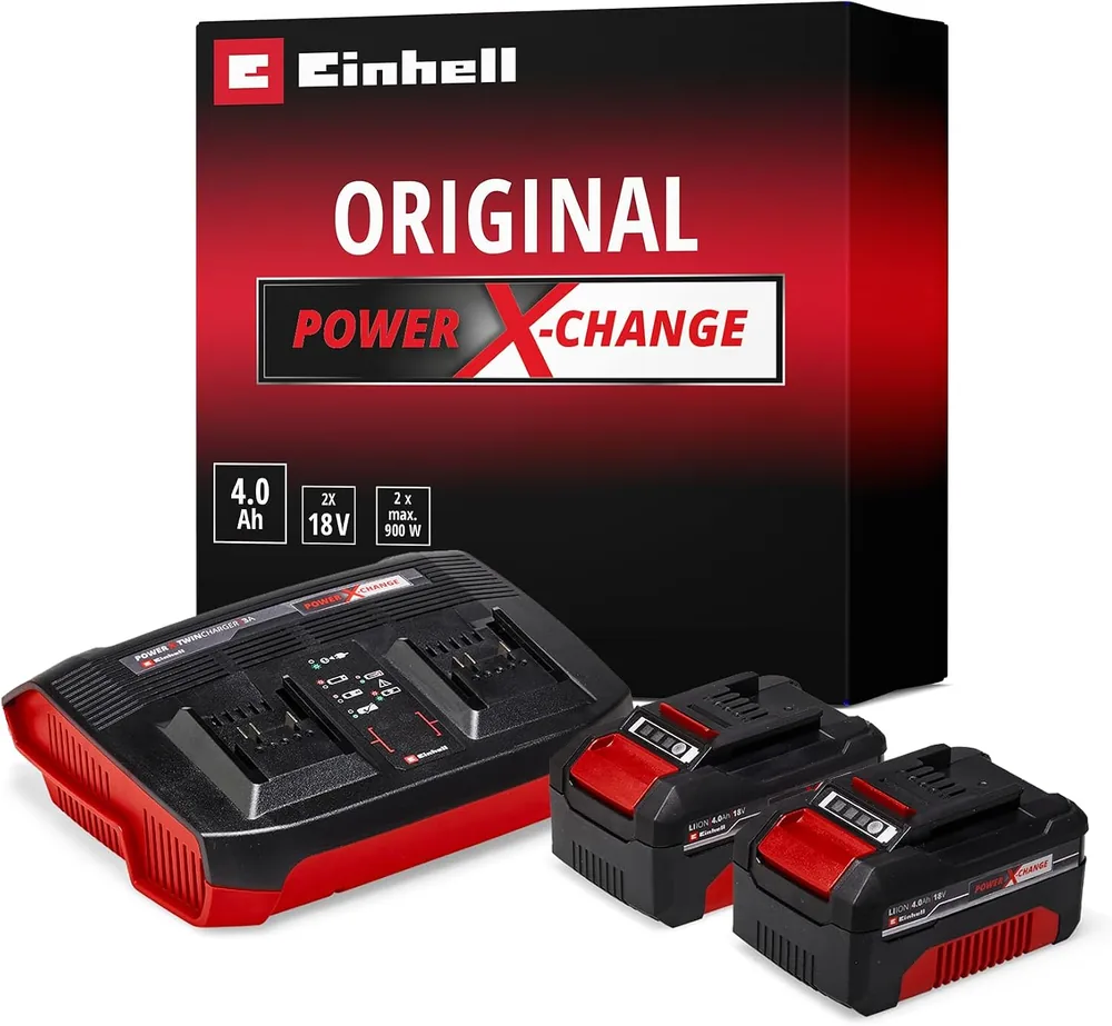 Batteria Einhell Starter PXC 2x 4.0Ah Dual