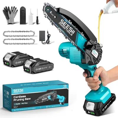 Minimotosega a batteria SEESII 6 pollici