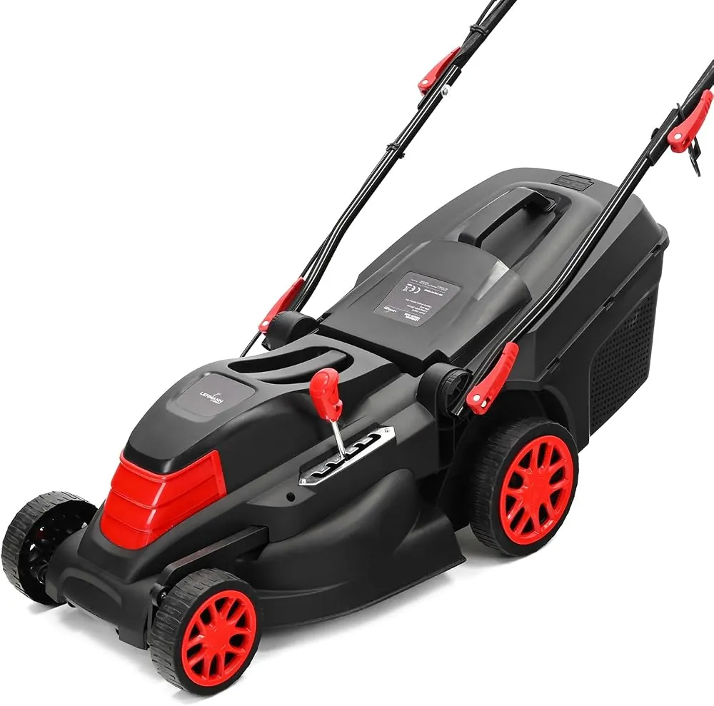 Rasaerba elettrico a spinta 1600 W 38 cm con raccolta