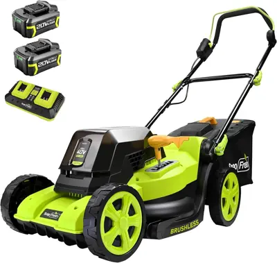 Rasaerba a batteria SnapFresh 40 V 40 cm con raccolta
