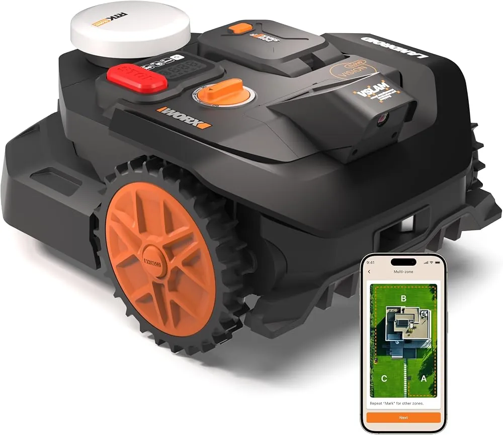 Robot rasaerba Worx Vision Cloud WR304E 400 m²