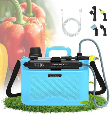 Irroratore elettrico a batteria 8 l con pompa